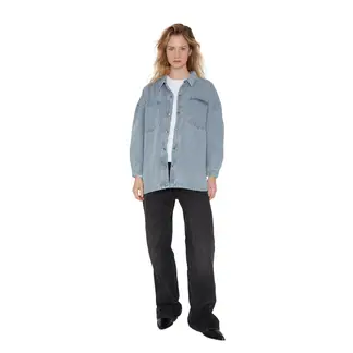 JACINTA TIENDA - Chaqueta Denim azul