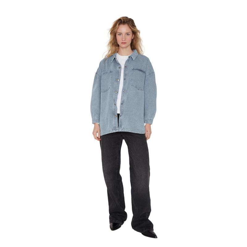 JACINTA TIENDA - Chaqueta Denim azul Jacinta Tienda