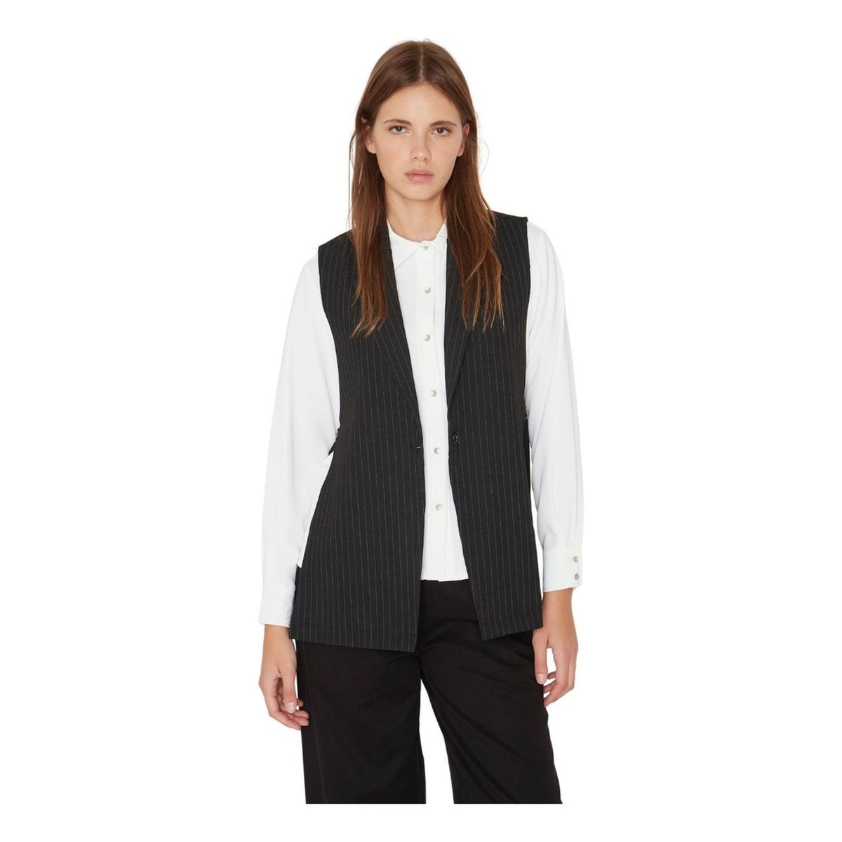 JACINTA TIENDA - Blazer Owen rayas gris Jacinta Tienda