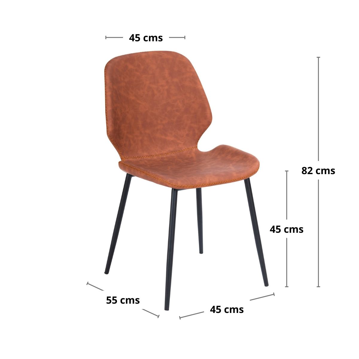 WHITE MARKET - Pack x 2 Sillas Napoles