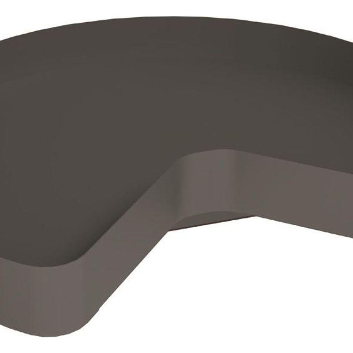 DVP - Rotonda Esquina Para Muebles De 90x90cm Proline Grafito Dvp