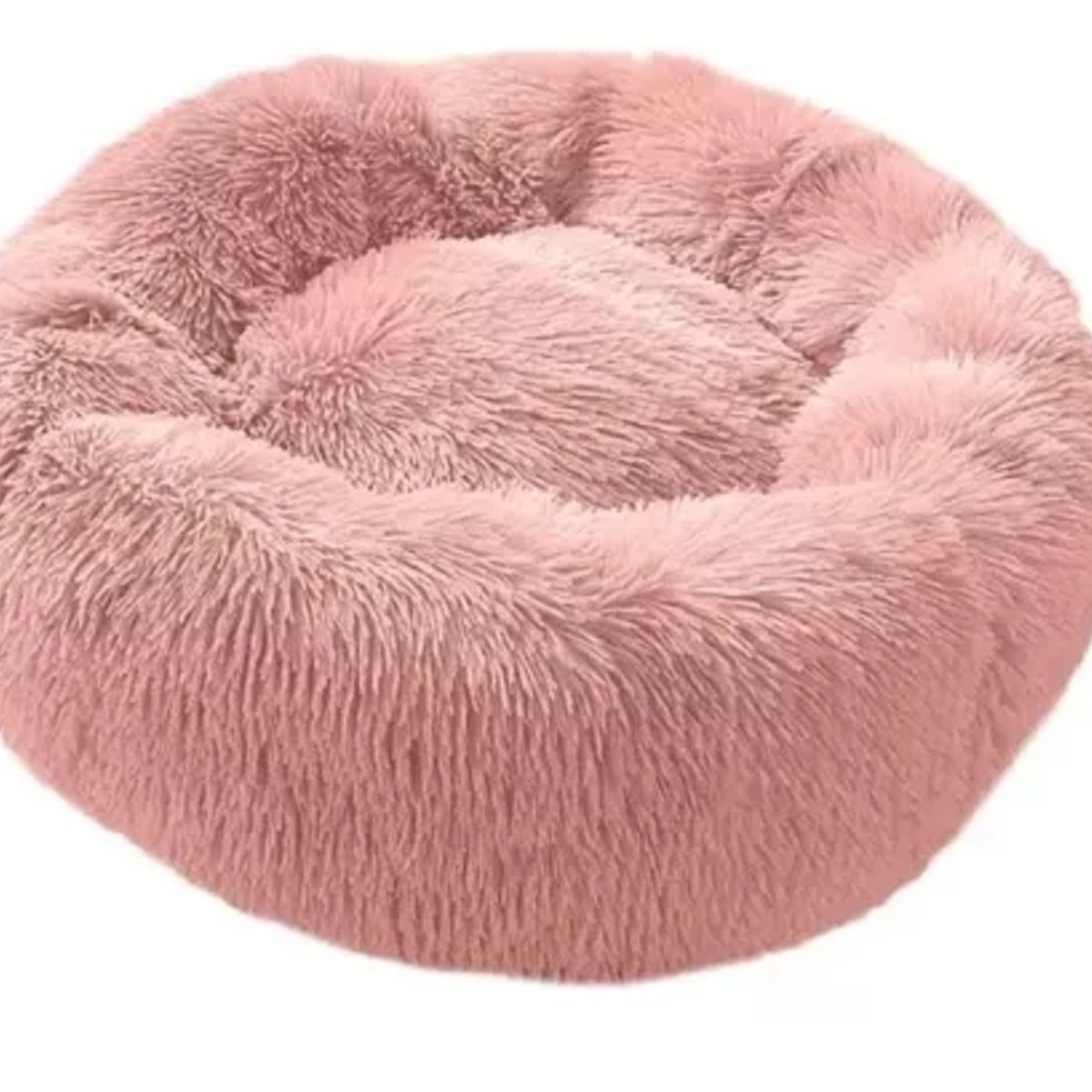 GENERICO - Cama Antiestrés Peluda Para Perros Y Gatos 70 Cm Originales