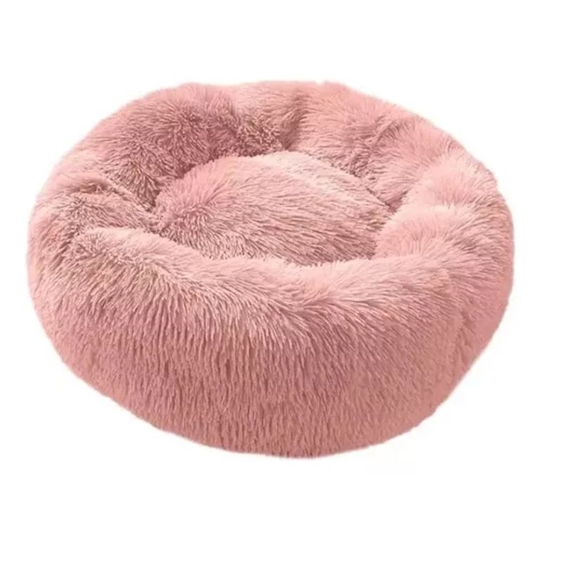 GENERICO - Cama Antiestrés Peluda Para Perros Y Gatos 70 Cm Originales