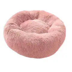 GENERICO - Cama Antiestrés Peluda Para Perros Y Gatos 70 Cm Originales