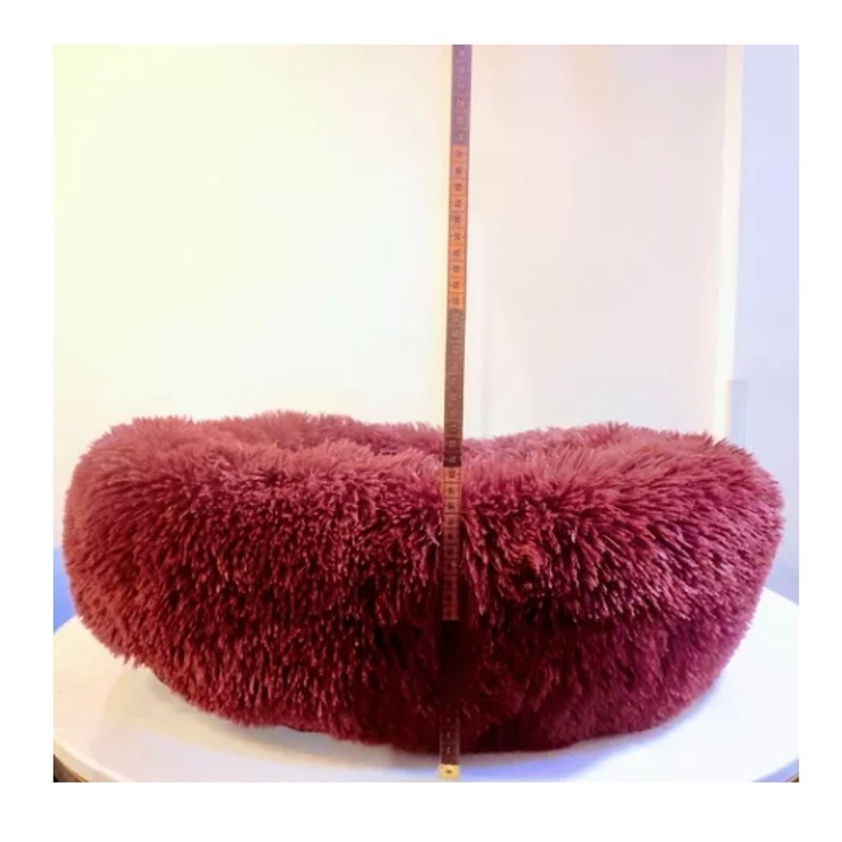 GENERICO - Cama Antiestrés Peluda Para Perros Y Gatos 70 Cm Originales