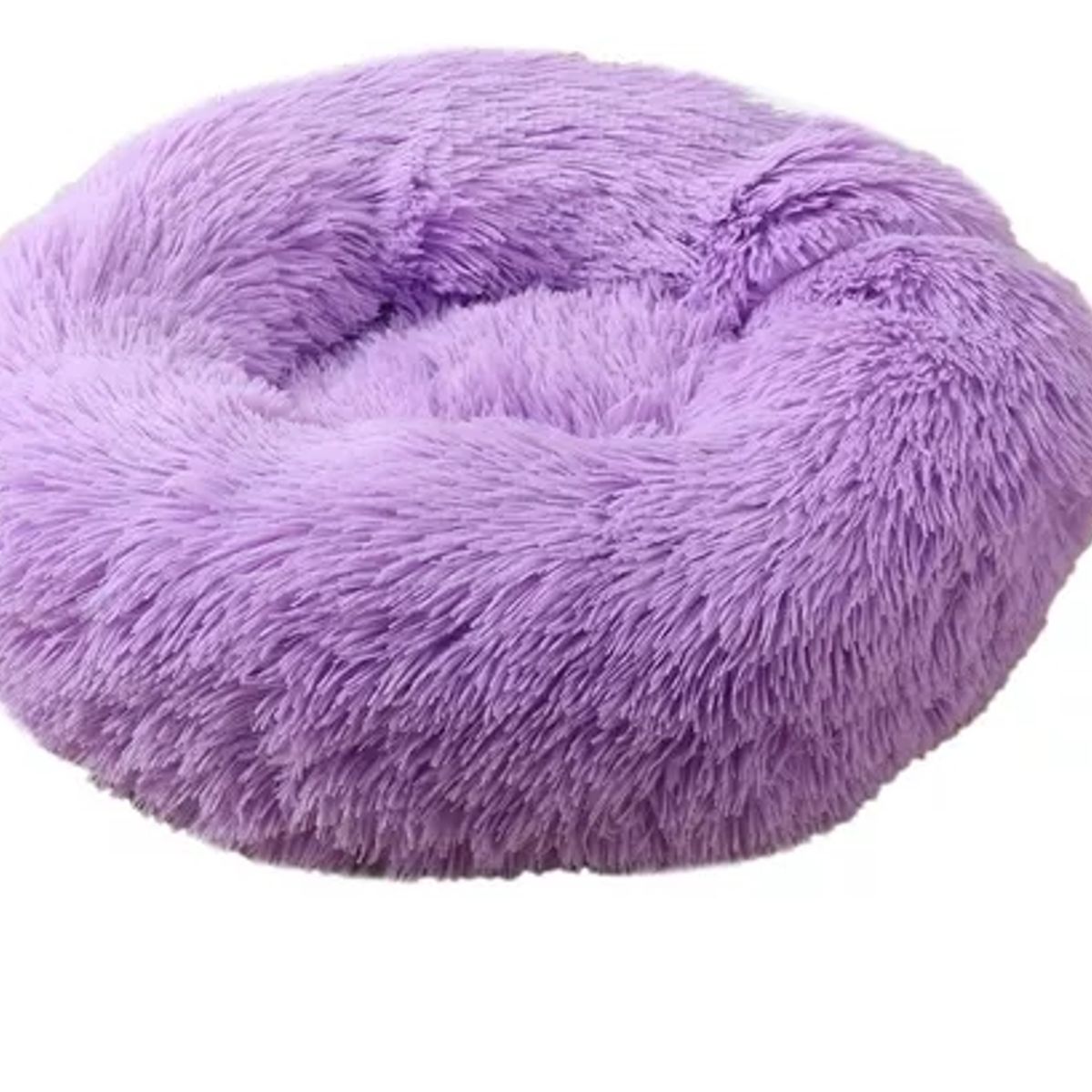 GENERICO - Cama Antiestrés Peluda Para Perros Y Gatos 70 Cm Originales