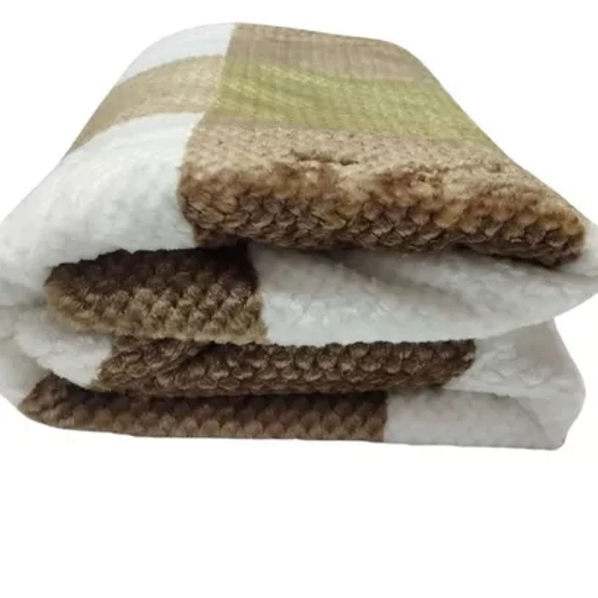 GENERICO - Manta De Chiporro 2plazas 200x230cm Estampa Cuadros Man-03-2