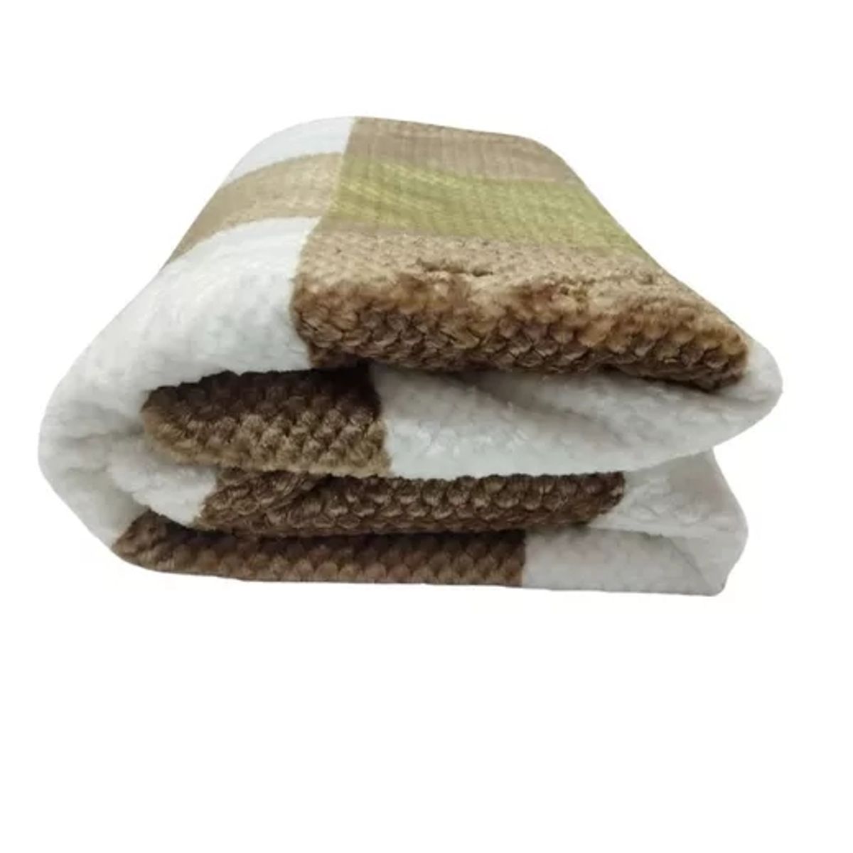 GENERICO - Manta De Chiporro 2plazas 200x230cm Estampa Cuadros Man-03-2