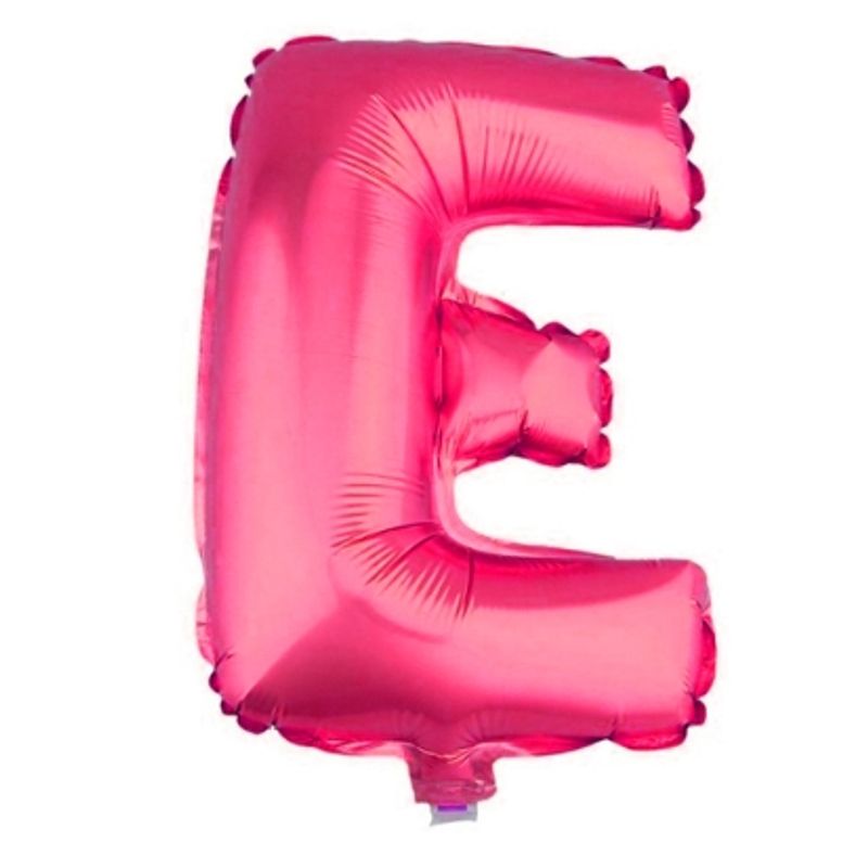 GENERICO - Globo Metálico Letras Color Fucsia 26 Pulgadas E
