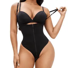 VICALLY FASHION - Faja Body Estilo Colombiana Con Cremallera Alta Compresion