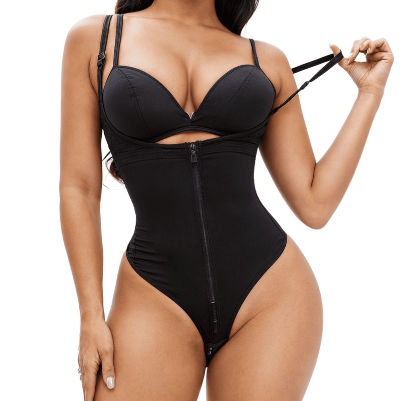 VICALLY FASHION - Faja Body Estilo Colombiana Con Cremallera Alta Compresion