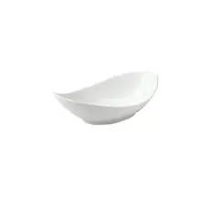 IMAHE - Set 2 Bowl Oval Twist Porcelana 23 Cm