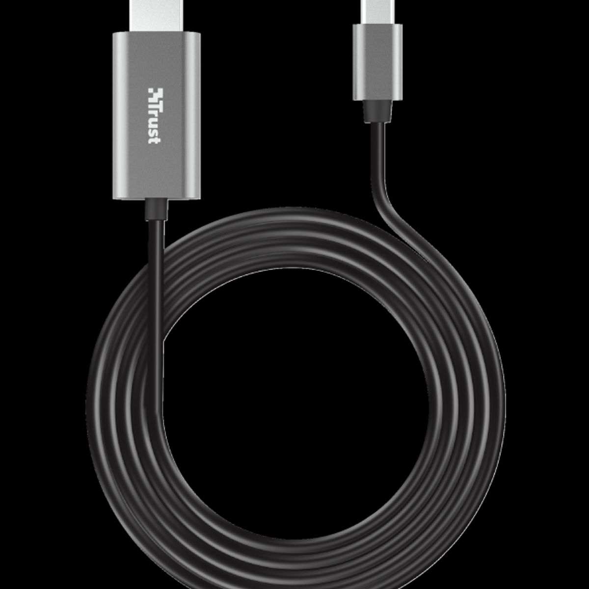 TRUST - Cable HDMI a USB C Trust Calyx 4K Profesional 1.8m Hz - Negro