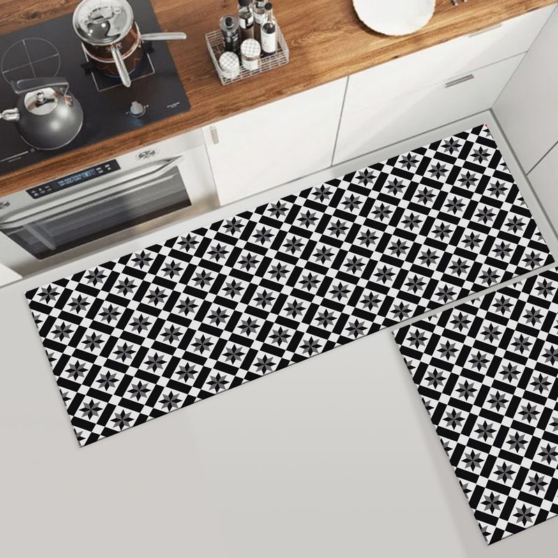 DAVANTI - Set 2 Alfombras de Cocina Estrella del Sur.