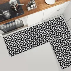 DAVANTI - Set 2 Alfombras de Cocina Estrella del Sur.