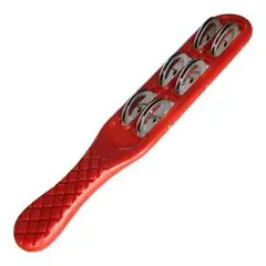 MLION - Sonajera triple de plastico Rojo - Rojo