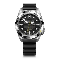 VICTORINOX - Reloj Dive Pro Automatic 43 mm negro caja acero