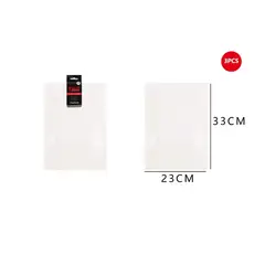 GENERICO - Bandeja Plástica Cuadrada Blanco 3Pcs 2333Cm