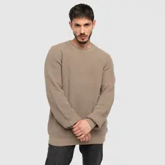 BUBBA - Sweater Knitted Beige Black