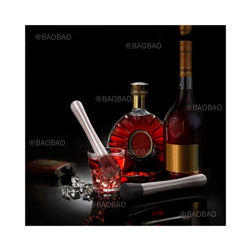 GENERICO - Kit De Muddler De Acero Inoxidable Con Jigger Cuchara Bar