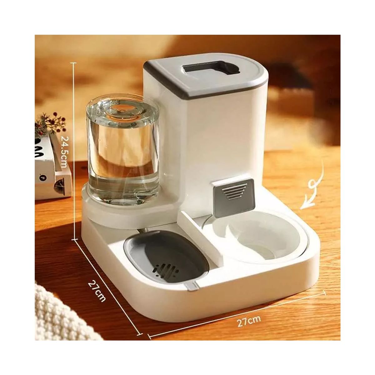 GENERICO - Alimentador Automático Para Mascotas 2en1 Perrosgatos