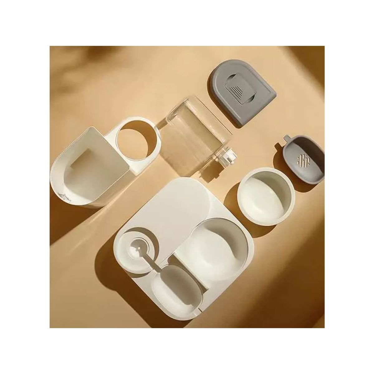 GENERICO - Alimentador Automático Para Mascotas 2en1 Perrosgatos