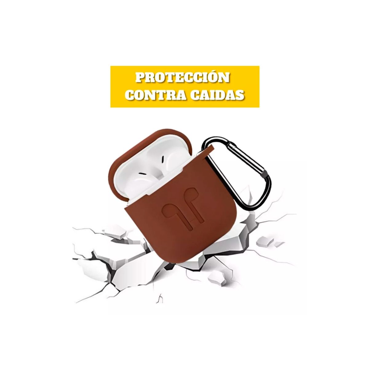 GENERICO - Funda Silicona AirPods 2gen Set De Accesorios 6 En 1