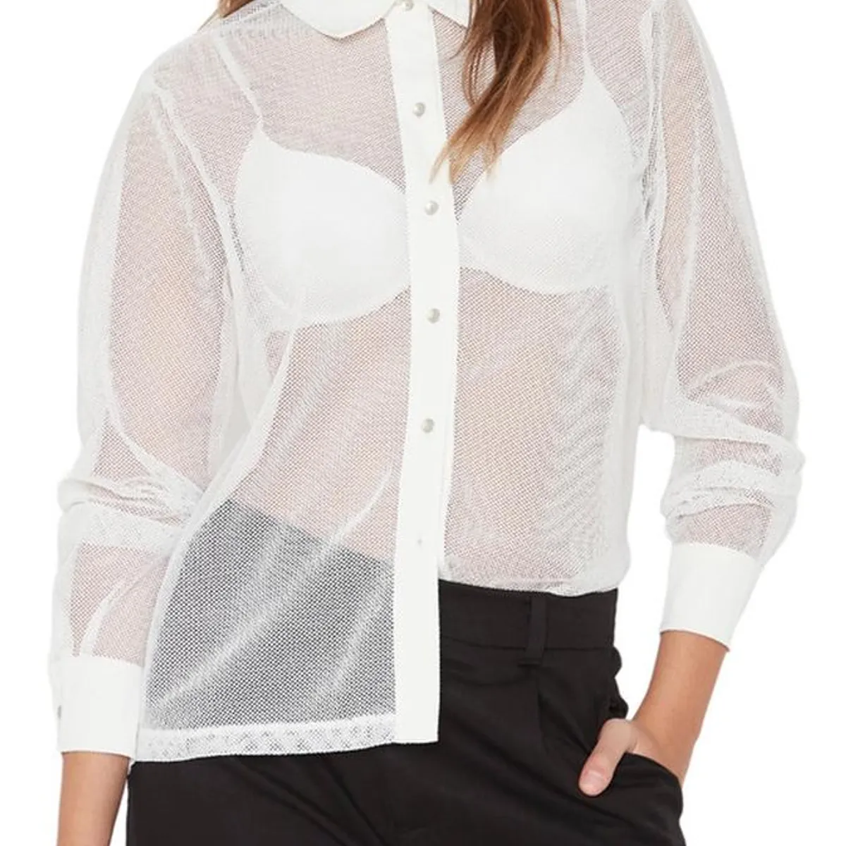 JACINTA TIENDA - Blusa Sara red blanca Jacinta Tienda