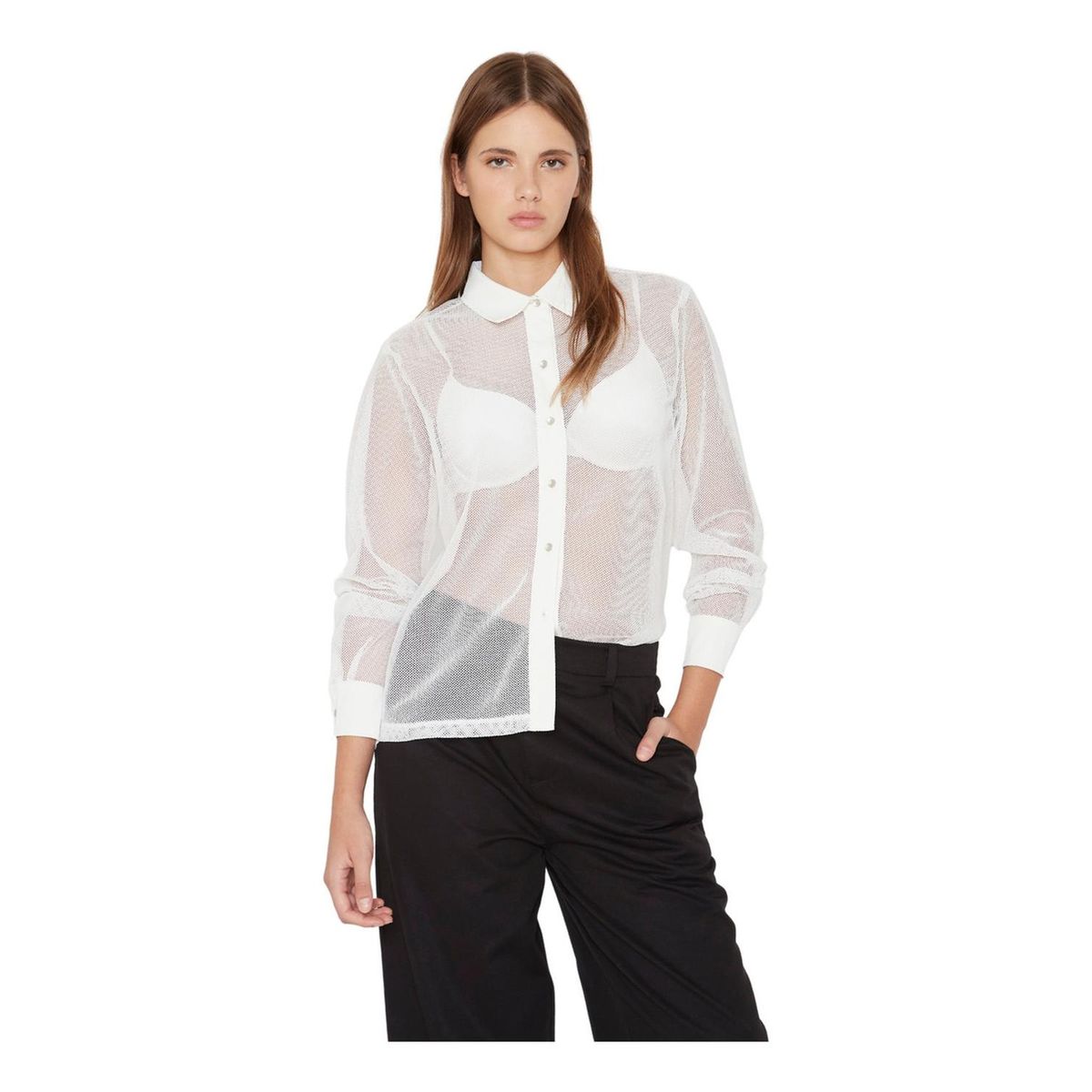 JACINTA TIENDA - Blusa Sara red blanca Jacinta Tienda