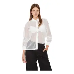 JACINTA TIENDA - Blusa Sara red blanca