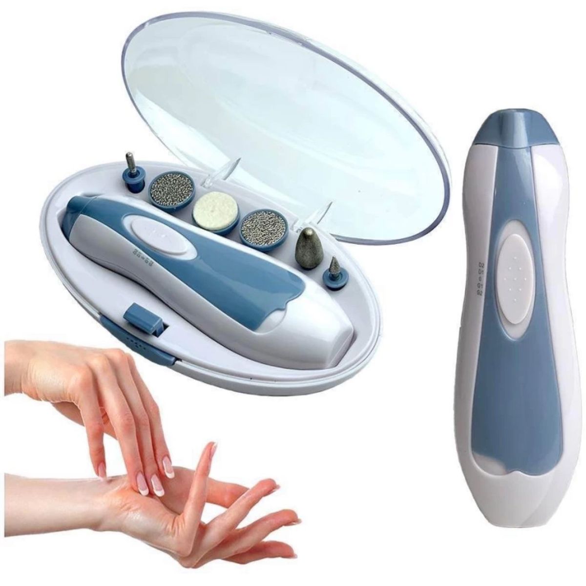 GENERICO - Cortauñas para bebé celeste