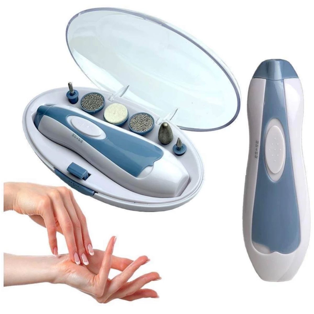 GENERICO - Cortauñas para bebé celeste