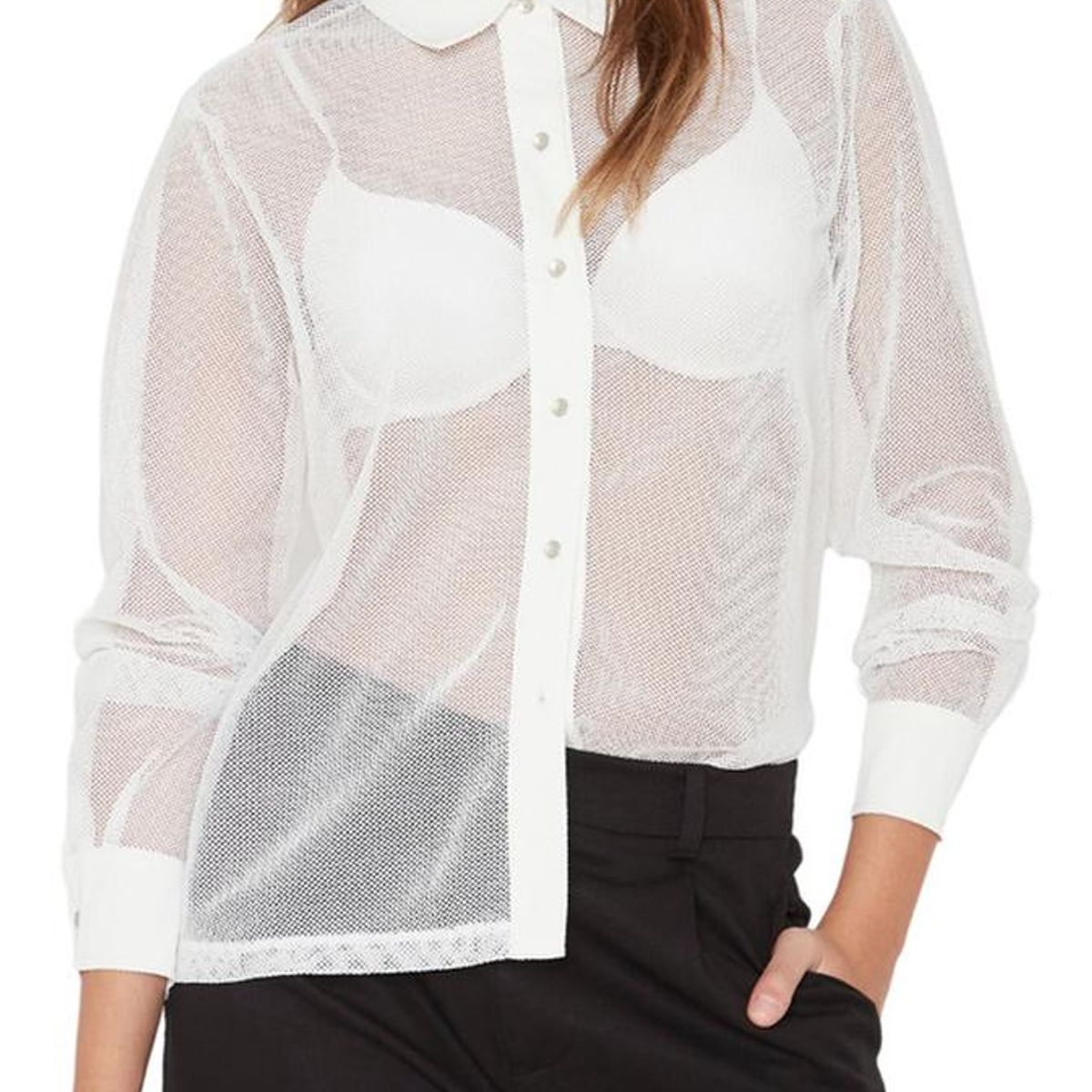 JACINTA TIENDA - Blusa Sara red blanca Jacinta Tienda