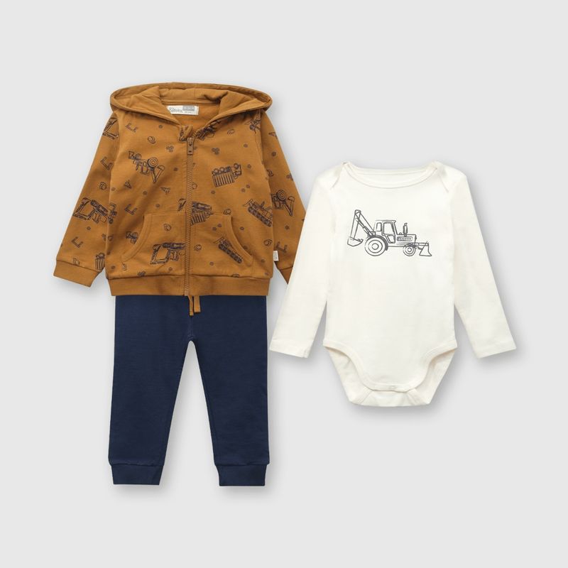 COLLOKY - Set Poleron/Body Niño Azul 53117 Colloky
