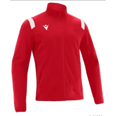 MACRON - Polerón Full Zipper Fujin Rojo