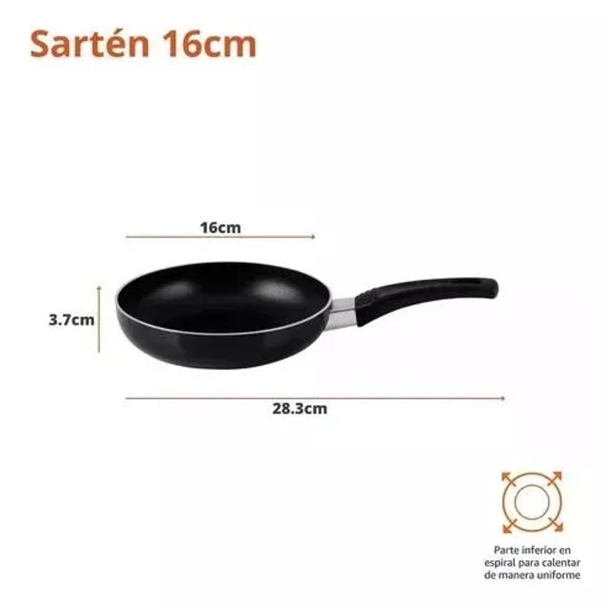 GENERICO - Bateria Cocina 12 Piezas Teflon Antiadherente Plata