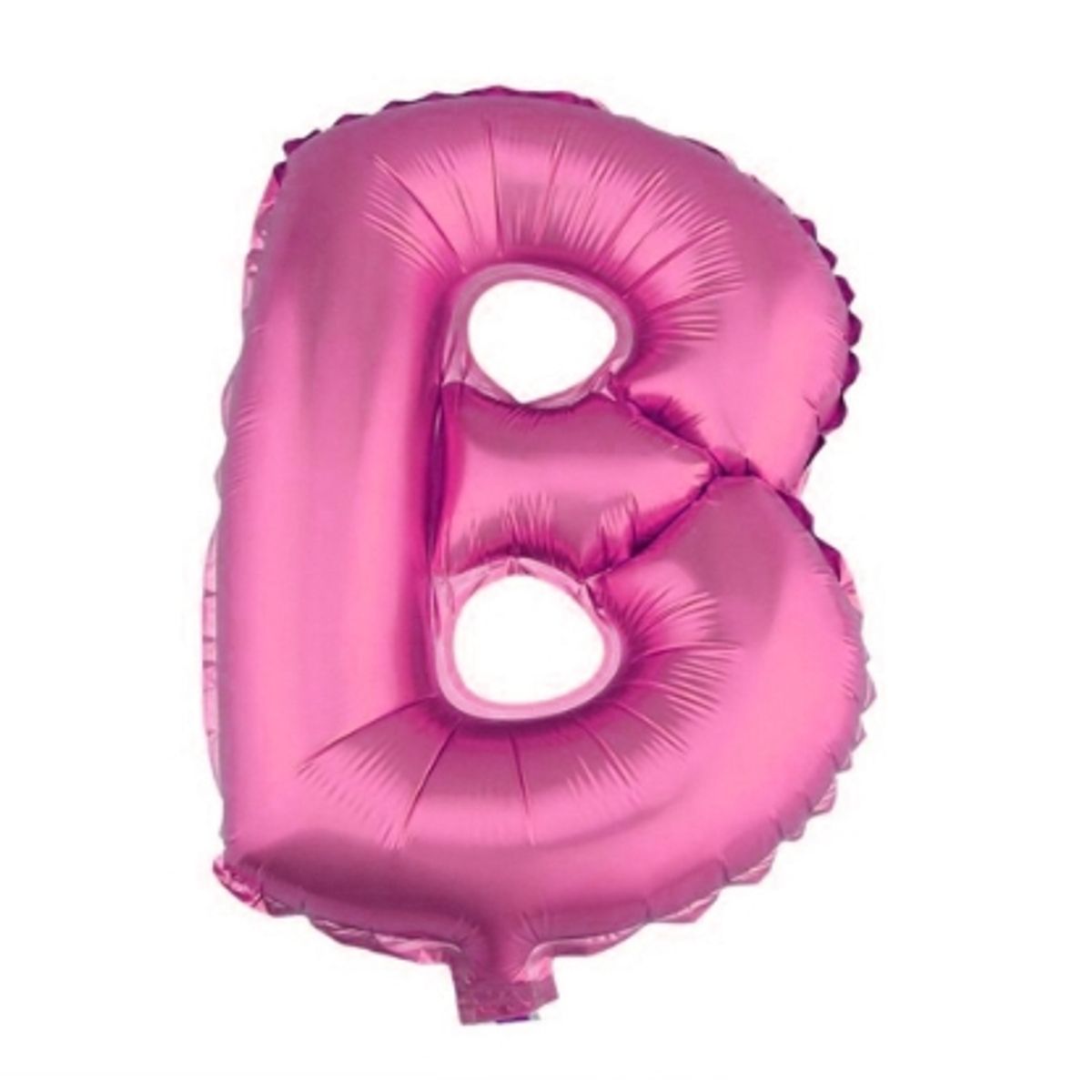 GENERICO - Globo Metálico Letra Rosado B