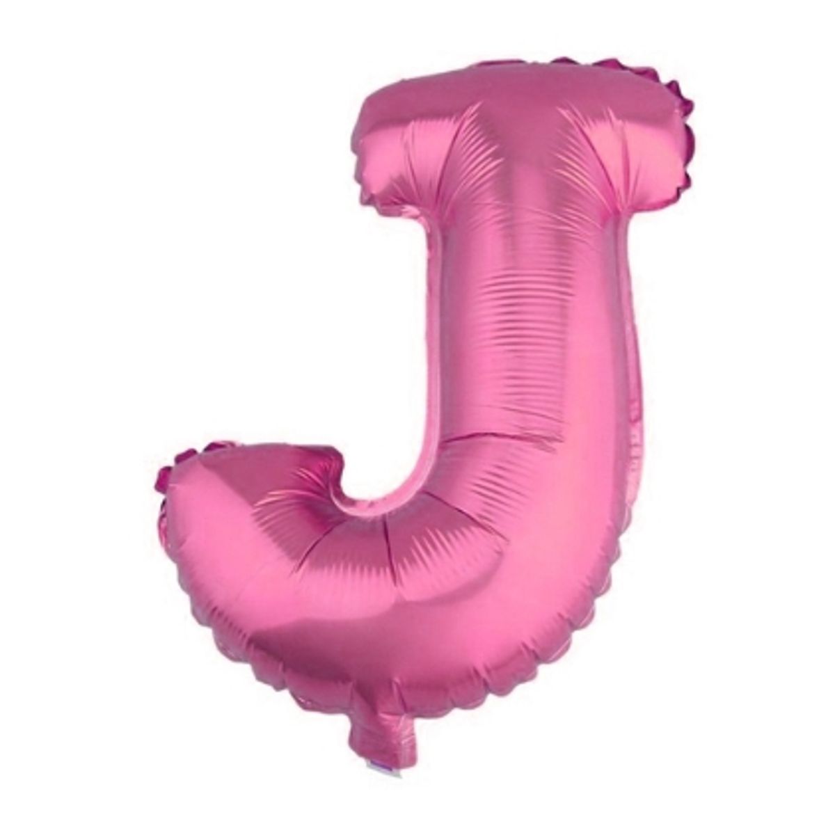 GENERICO - Globo Metálico Letra Rosado J