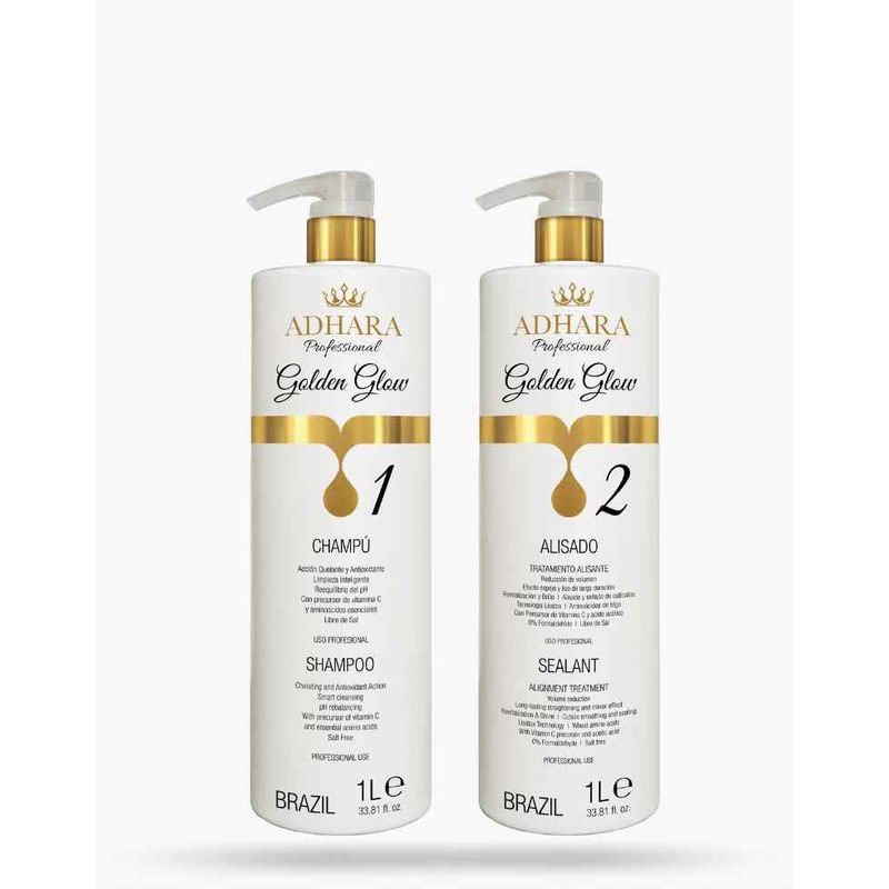 ADHARA PROFESSIONAL - Kit Alisado Profesional 1 Litro