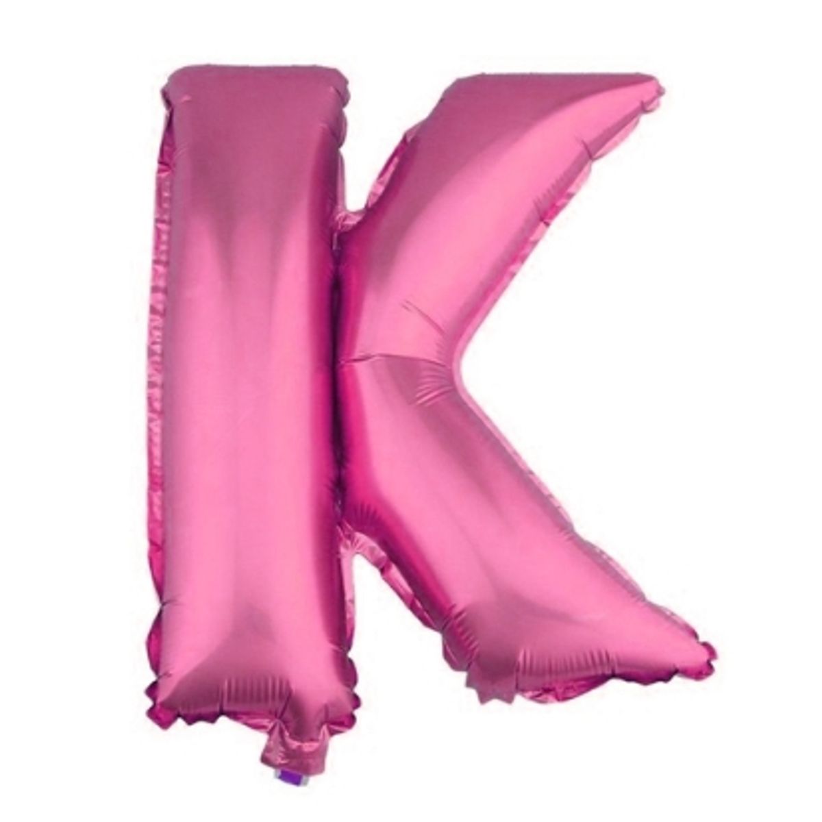 GENERICO - Globo Metálico Letra Rosado K
