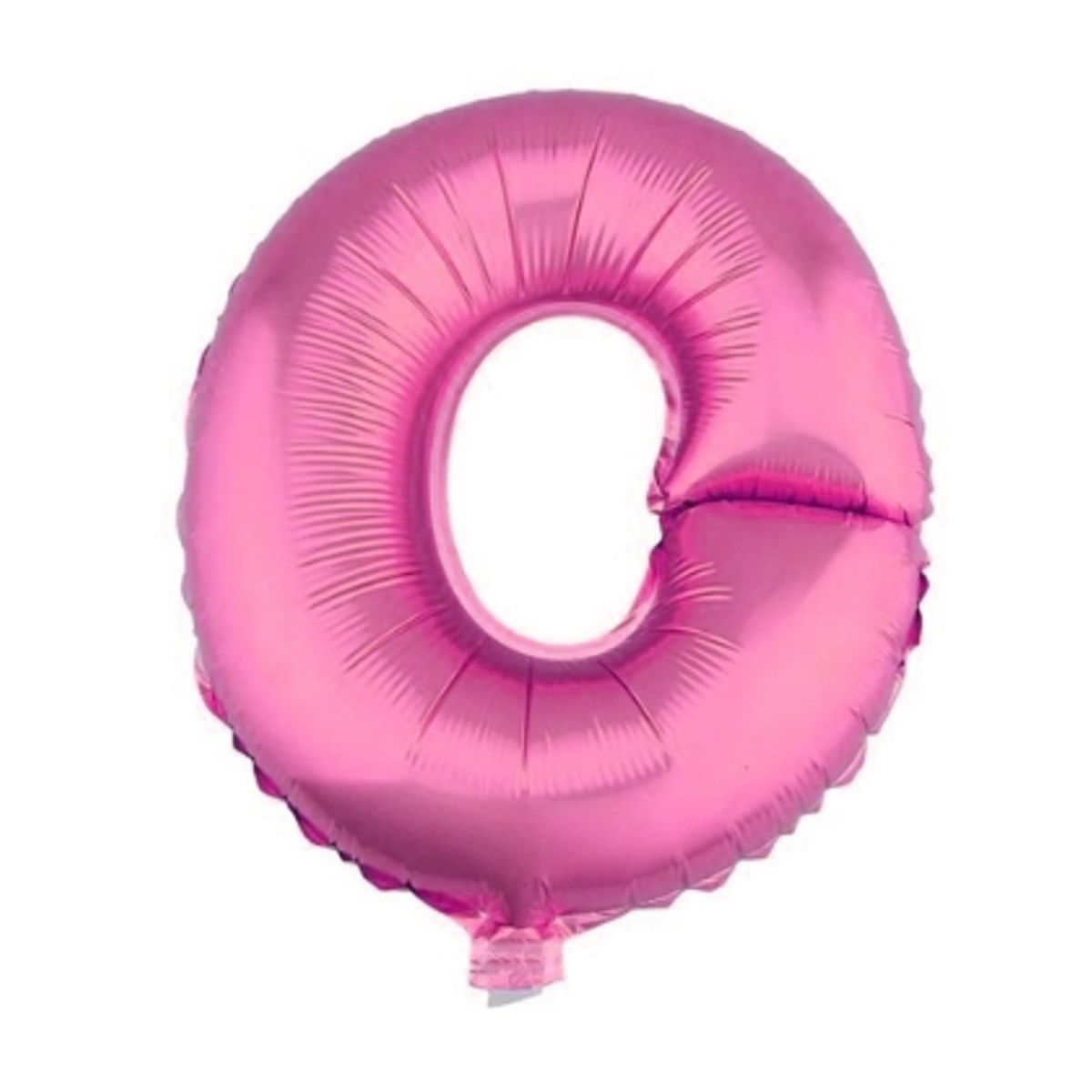GENERICO - Globo Metálico Letra Rosado O