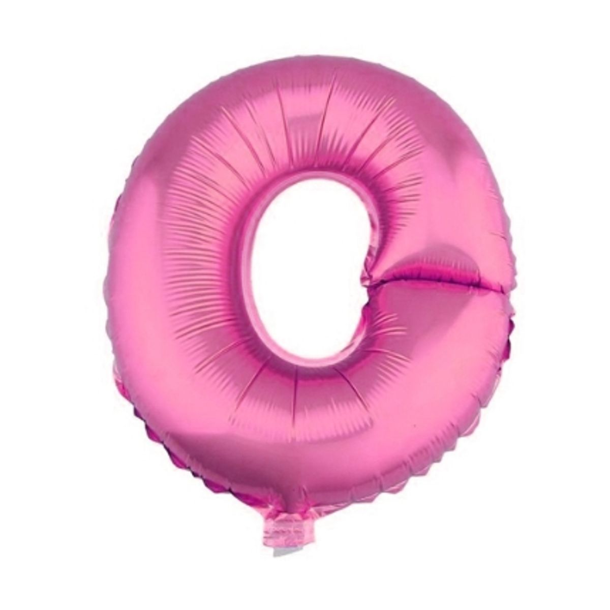 GENERICO - Globo Metálico Letra Rosado O