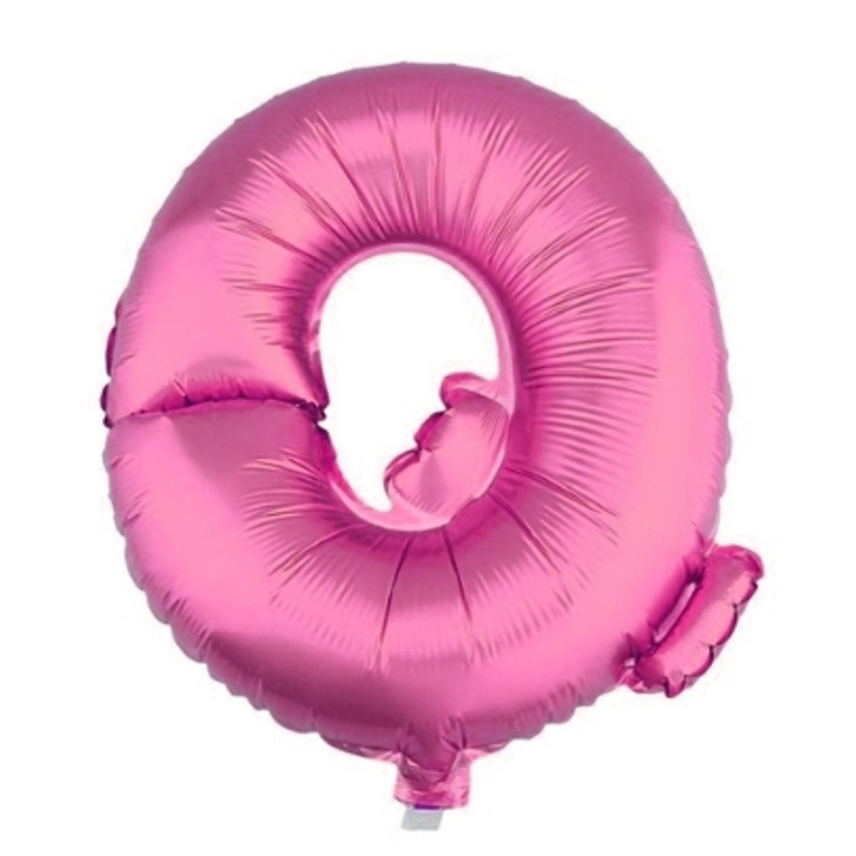 GENERICO - Globo Metálico Letra Rosado Q