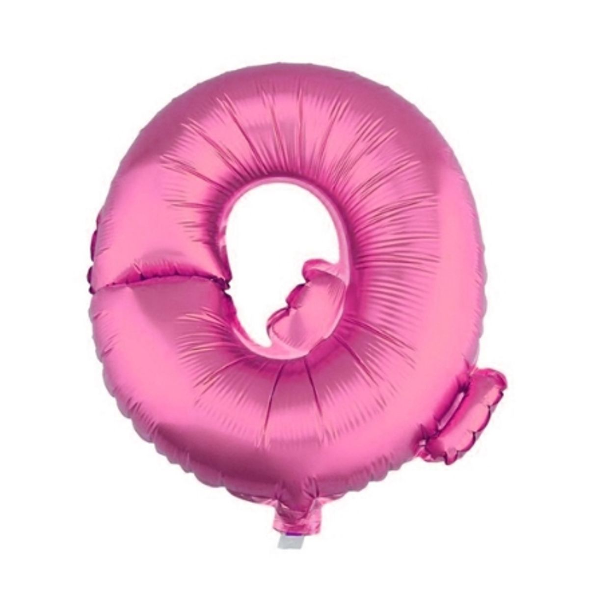 GENERICO - Globo Metálico Letra Rosado Q