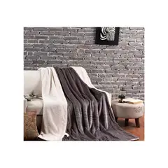 GENERICO - Frazada Polar Plush 2 Plazas Térmica Con Chiporro Premium