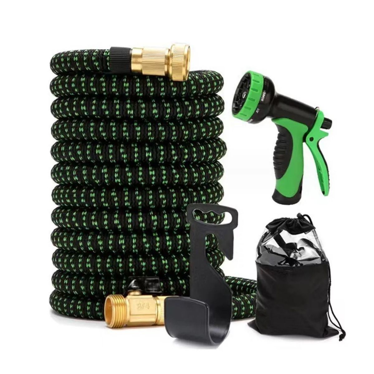 GENERICO - Manguera De Jardín Extensible 225m Con 10 Mode Aspersor