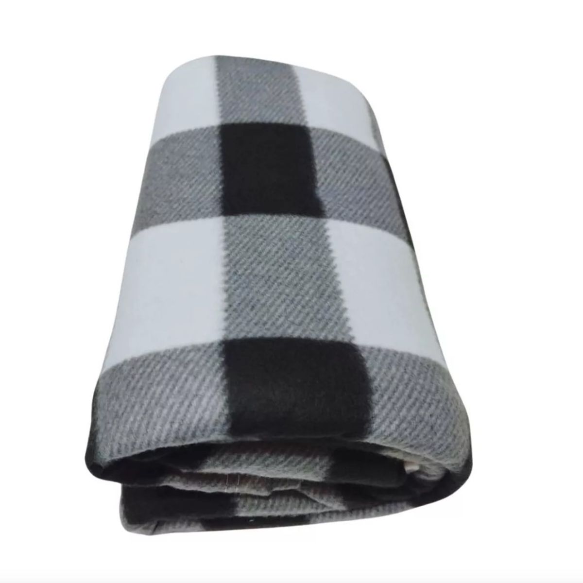 GENERICO - Frazada De Polar 2plazas 200x230cm Manta Estampada Negro