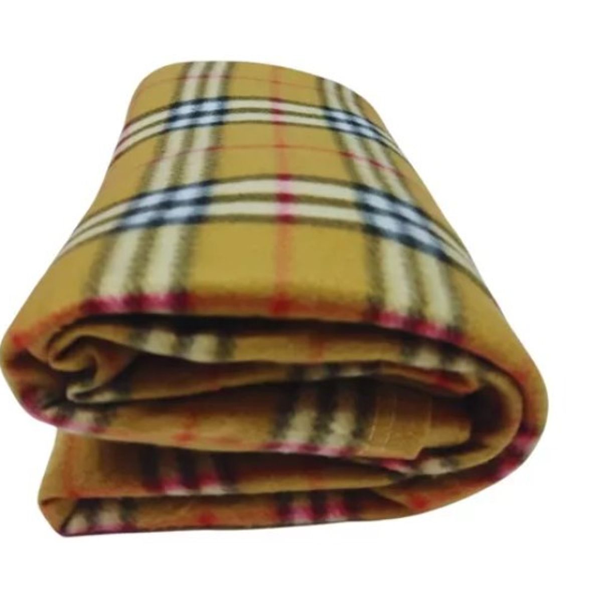 GENERICO - Frazada De Polar 2plazas 200x230cm Manta Estampada Man-02-2p Beige