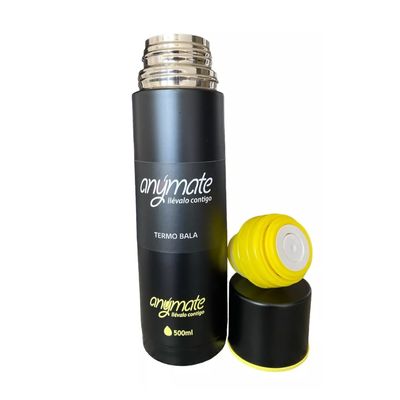 Imagen 2 del producto Set Mate + Bombilla + Dispensador Yerba + Termo Bala Anymate