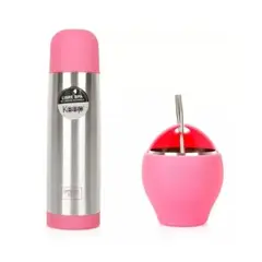 GENERICO - Set Mate Bombilla + Termo Bala Keep